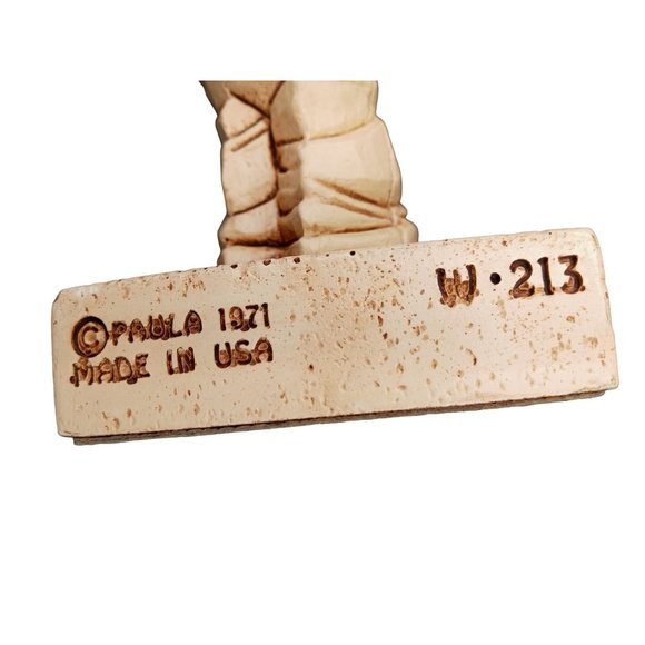 Vintage Paula Statue Helluva Swelluva Guy Winner Trophy 1971 Trophy W213 Woolco - Picture 3 of 7